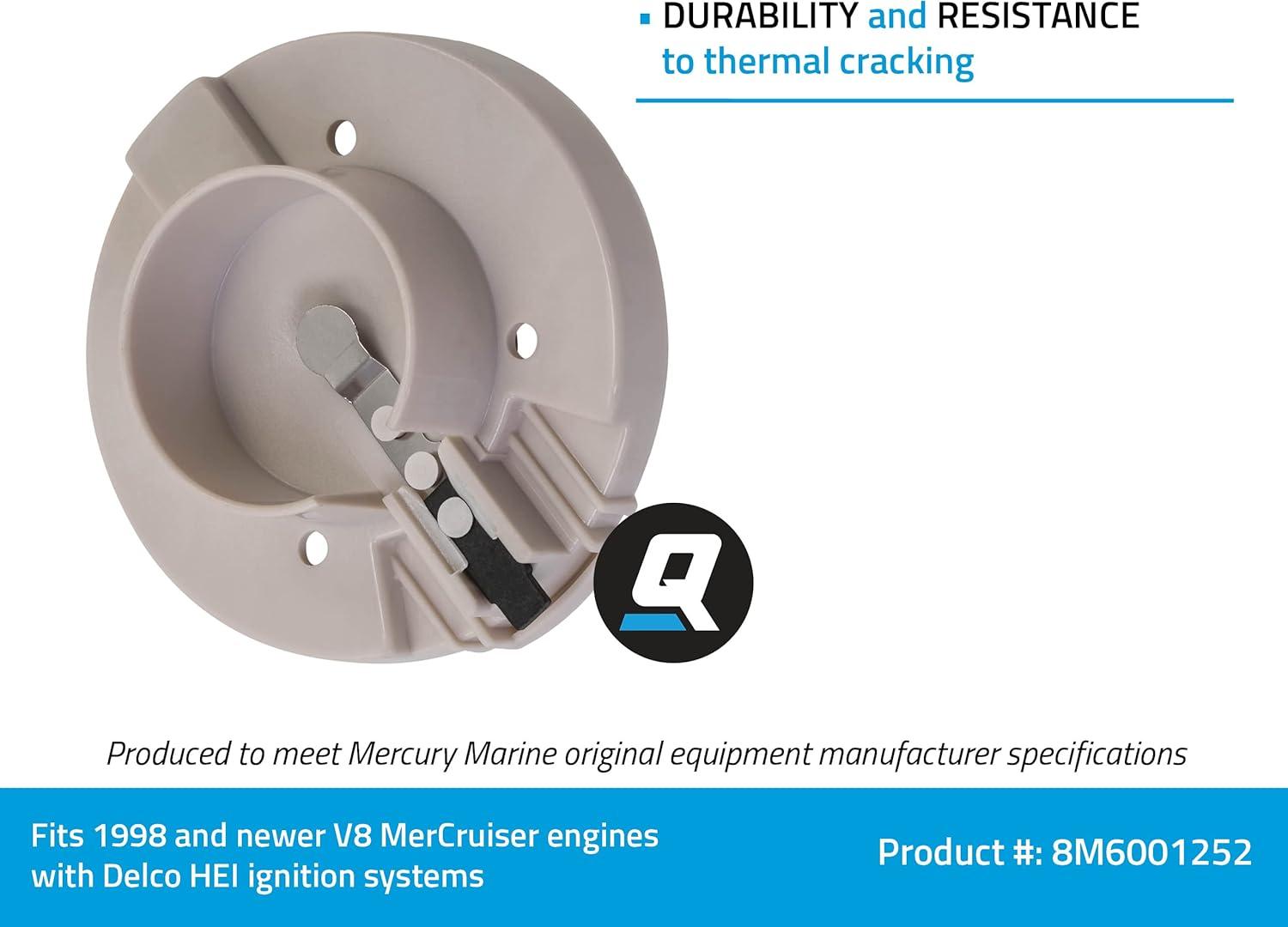imageQuicksilver 8M6001252 Rotor for MerCruiser V8 Engines Made by General Motors with Delco High Energy Ignition HEI Systems